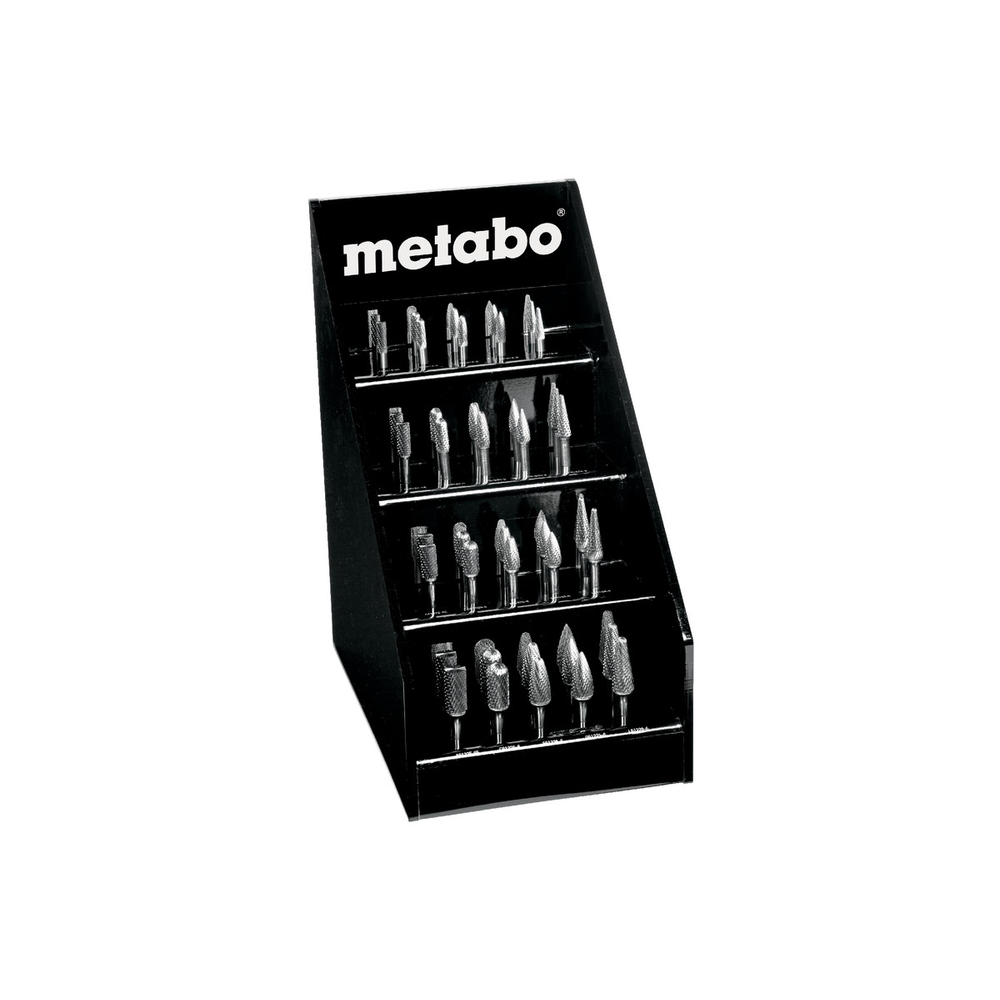 Présentoir de fraises carbure, 40 pièces - METABO - 628405000