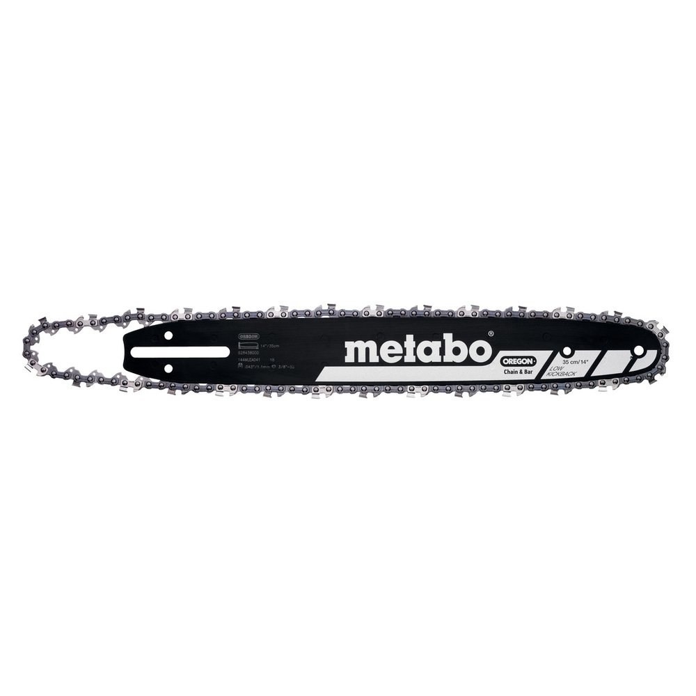 Set Oregon rail de sciage + chaîne 35 cm - METABO - 3/8"LP / 1,1mm - METABO - 628421000