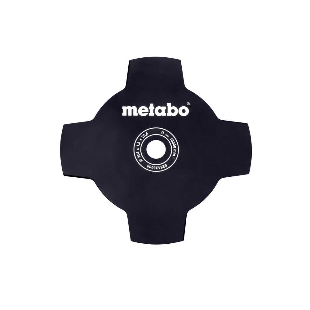 Lame pour gazon à 4 ailettes - METABO - 628433000
