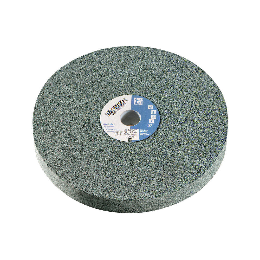 Meule 200 x 25 x 20 mm, 80 J, SiC, Ds - METABO - 629096000