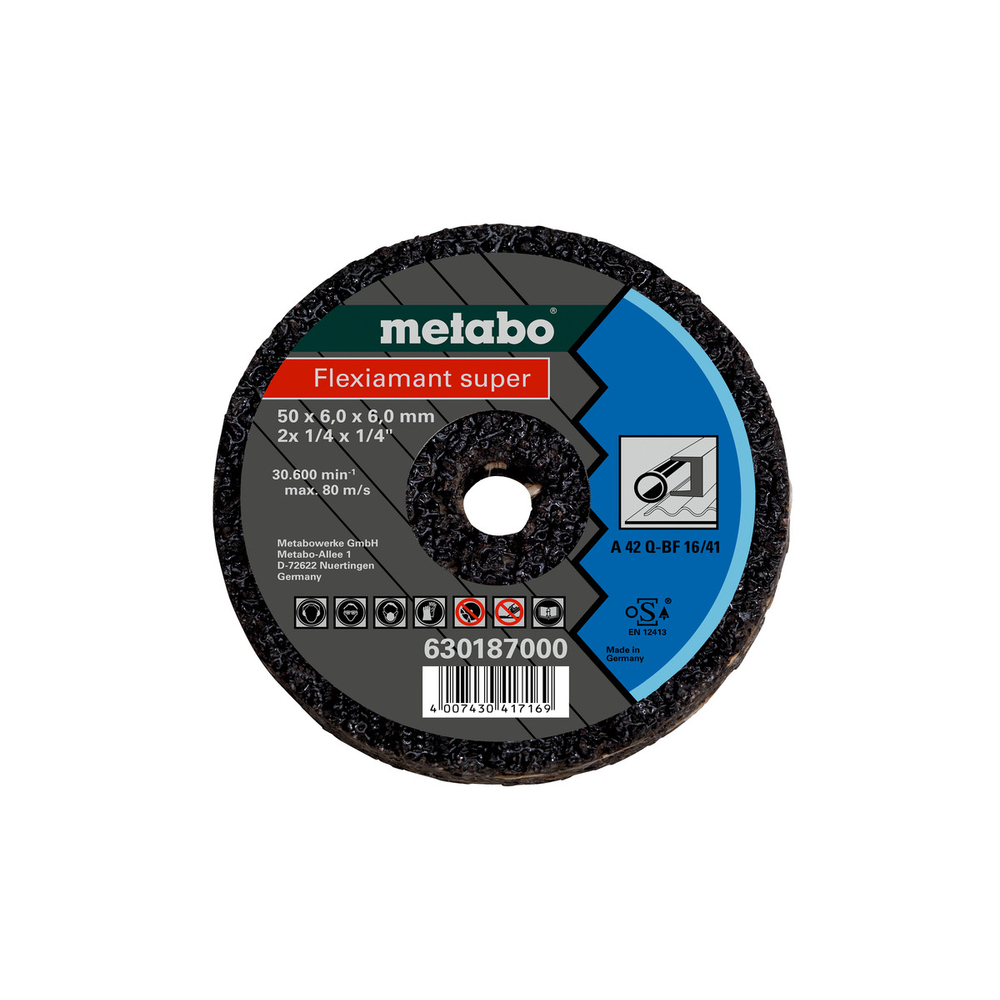 Flexiamant Super 50 x 6,0 x 6,0 Acier - METABO - 630187000