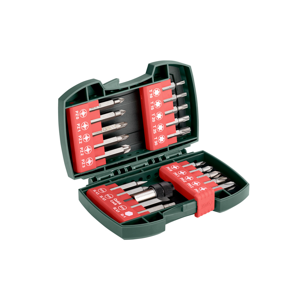 Assortiment d'embouts IV-SP, 20 pièces - METABO - 630454000