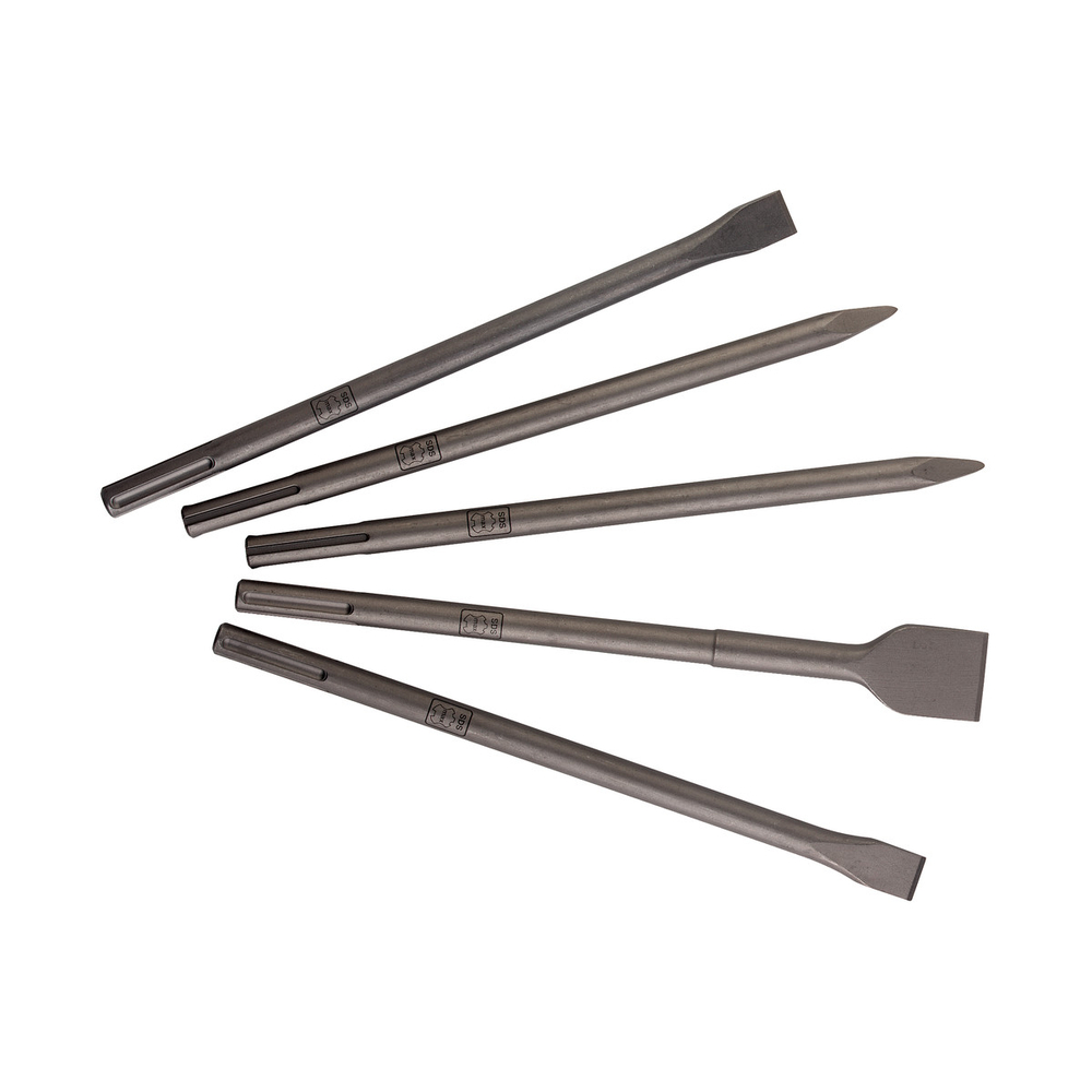 Jeu de burins SDS-max, « professional », 5 pièces - METABO - 630488000