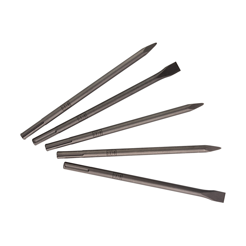 Jeu de burins SDS-max, « professional », 5 pièces - METABO - 630489000