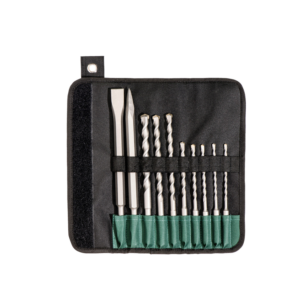 Set de forets/burins SDS-plus SP 10 pièces - METABO - 630824000