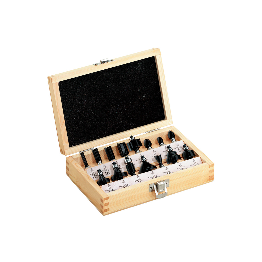 Assortiment de fraises SP, 8 mm, 15 pièces - METABO - 631039000