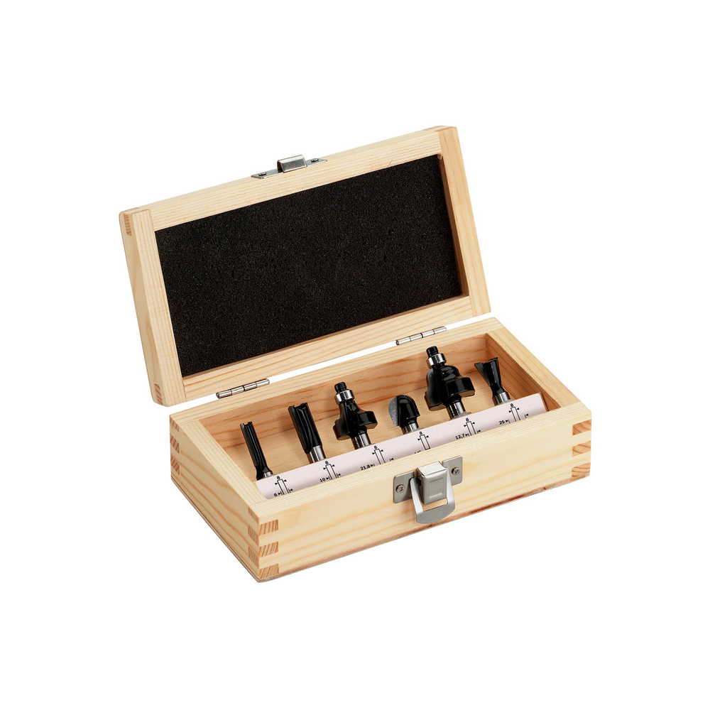 Assortiment de fraises SP, 8 mm, 6 pièces - METABO - 631040000