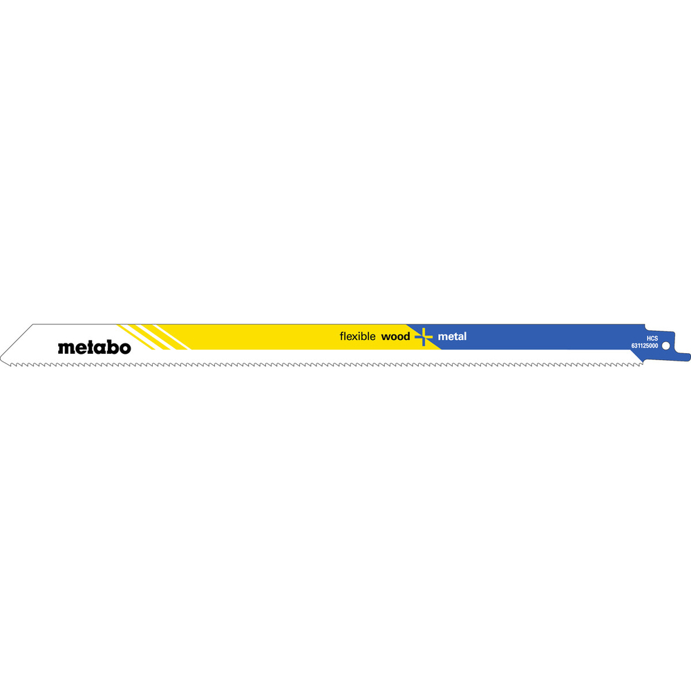 2 lames de scie sabre « flexible wood + metal » 300 x 0,9 mm - METABO - 631125000