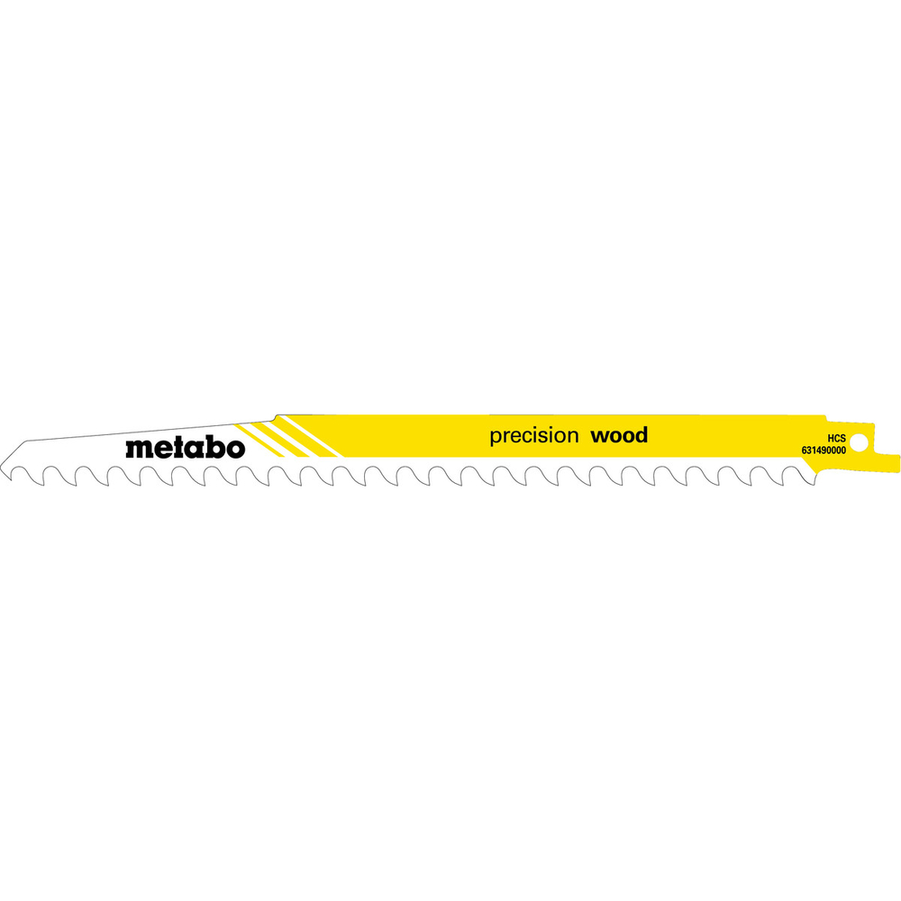 5 lames de scie sabre « precision wood » 240 x 1,5 mm - METABO - 631490000