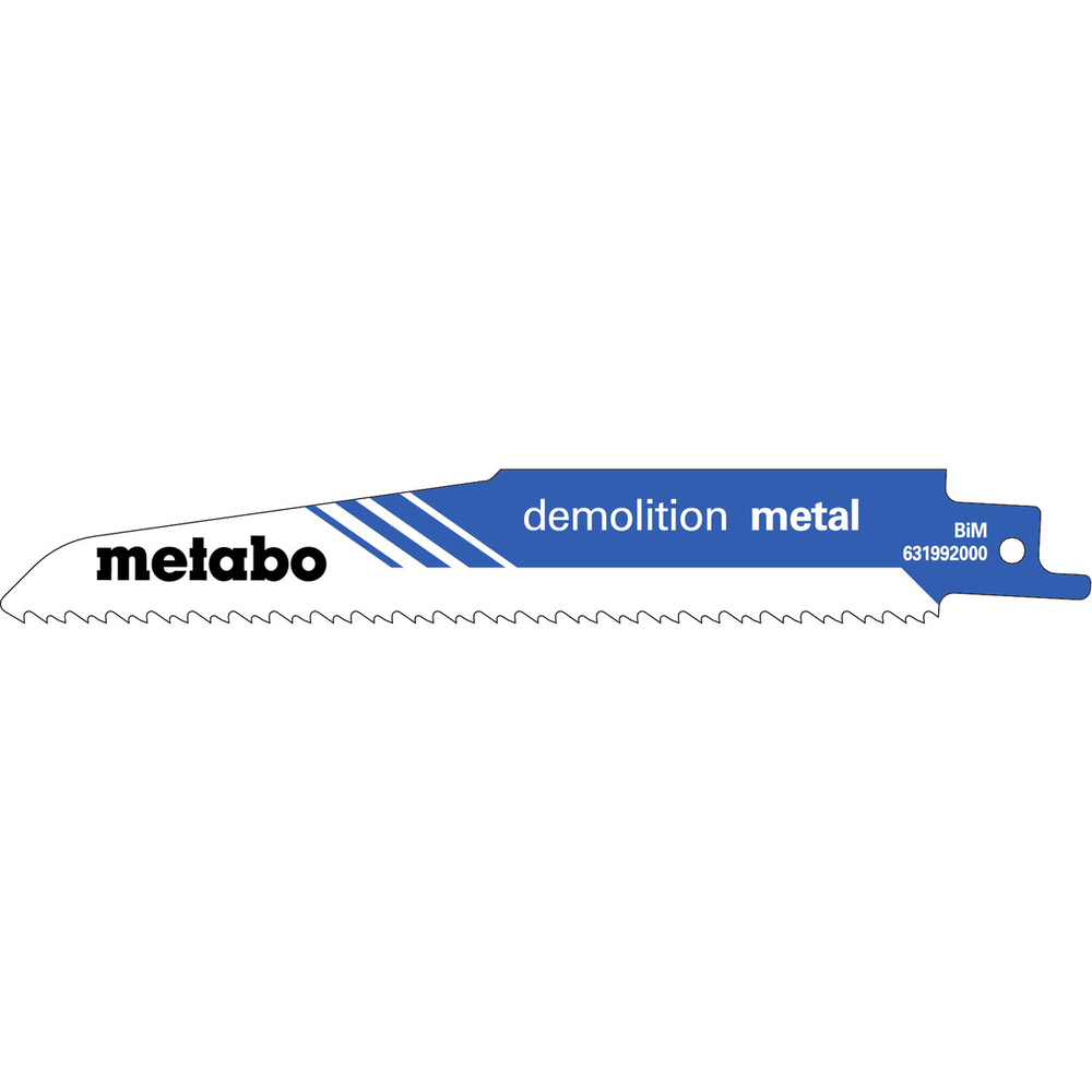 5 lames de scie sabre « demolition metal » 150 x 1,6 mm - METABO - 631992000