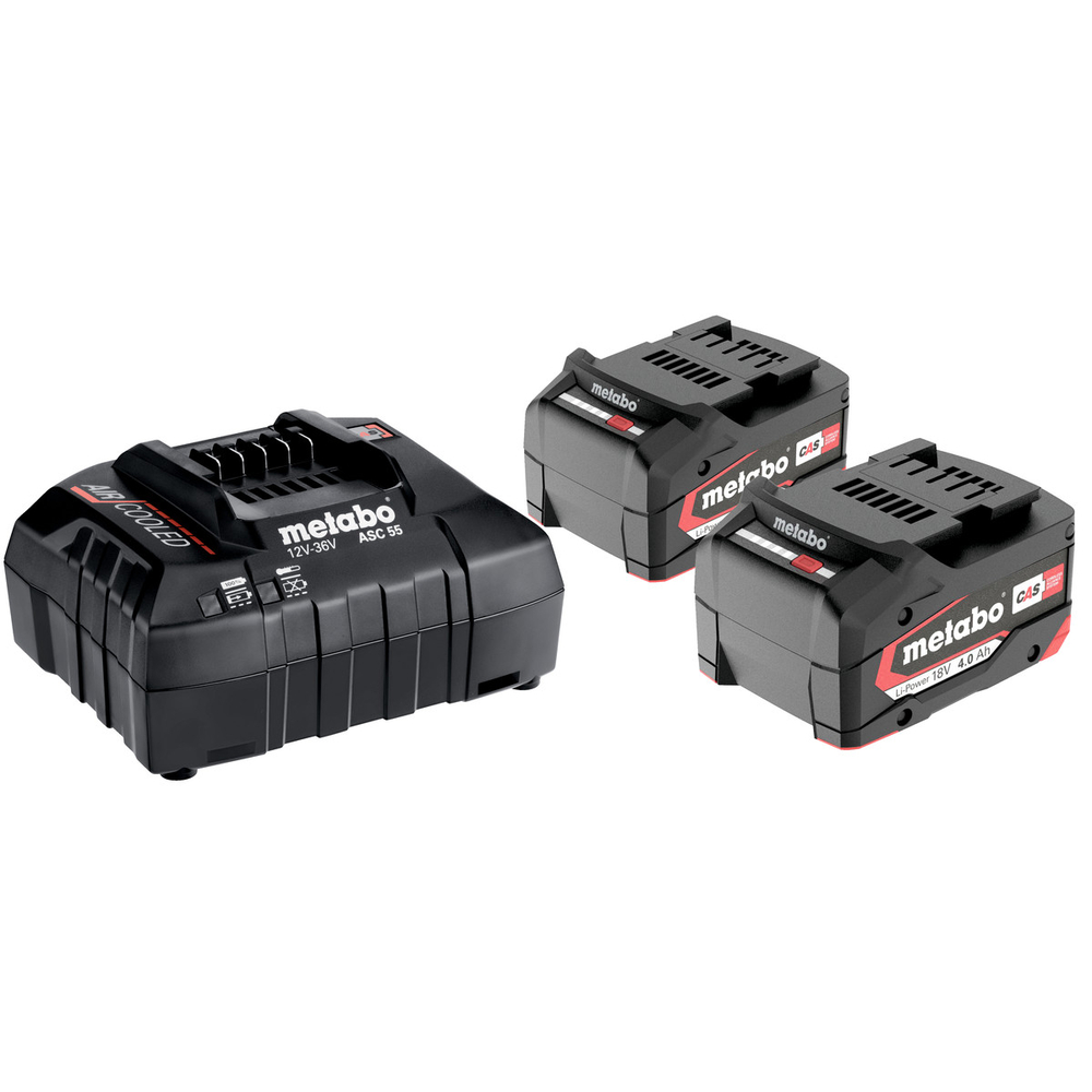 Set de base 2 x 4,0 Ah LiPOWER - METABO - 685050000