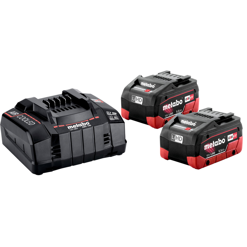 Set de base 2 x LiHD 5,5 Ah - METABO - 685122000
