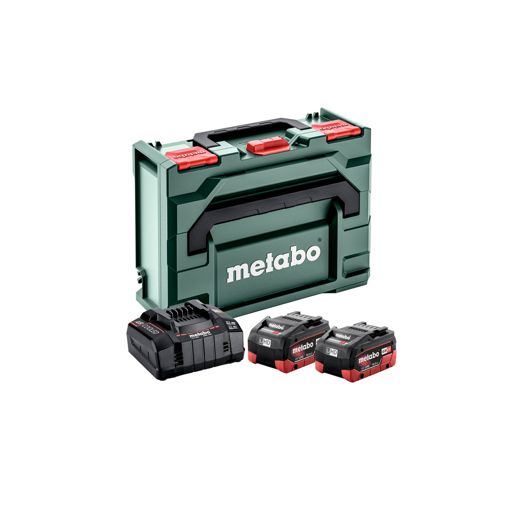 Set de base 2 x LiHD 10Ah + ASC 145 + metaBOX - METABO - 685142000