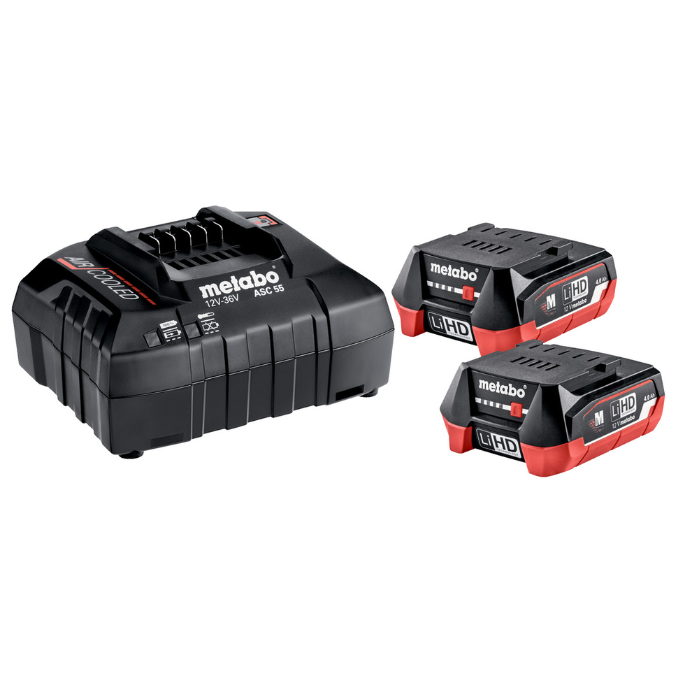 Set de base 12V 2 x LiHD 4,0 Ah - METABO - 685301000