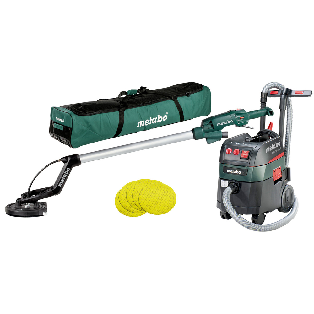 Set Ponceuse à bras LSV 5-225 + aspirateur ASR 35 L ACP - METABO - 690885000