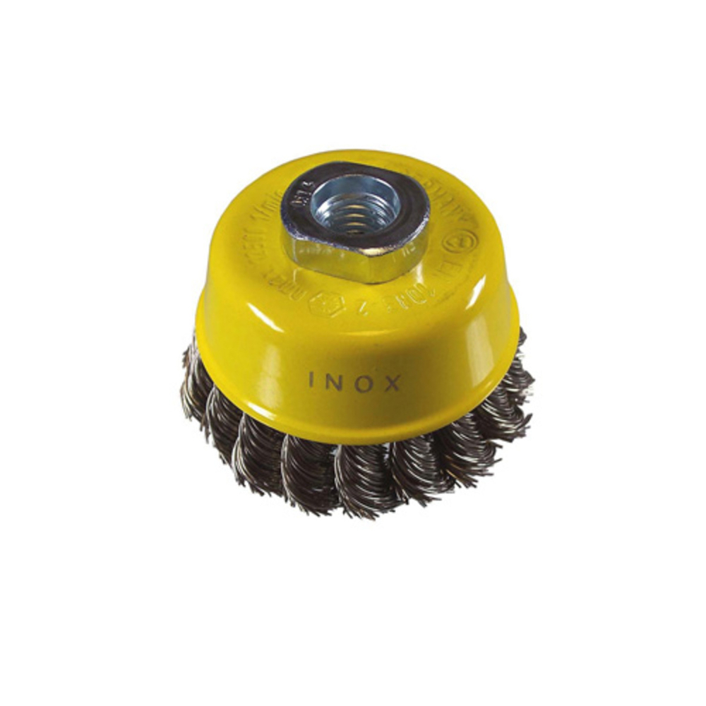Brosse boisseau 65xM14x0.5 à  fils torsadés inox - HIKOKI - 751310