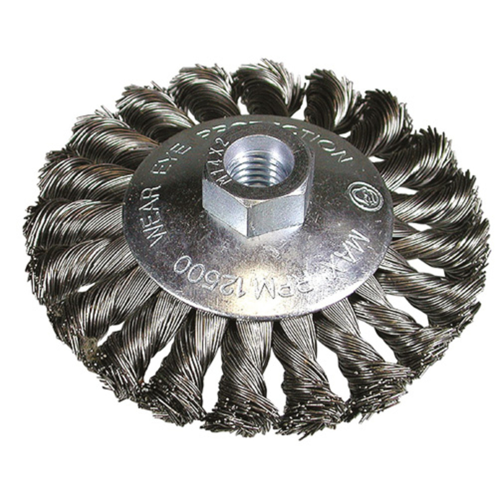Brosse conique 100xM14x0.5 à  fils torsadés - HIKOKI - 751317