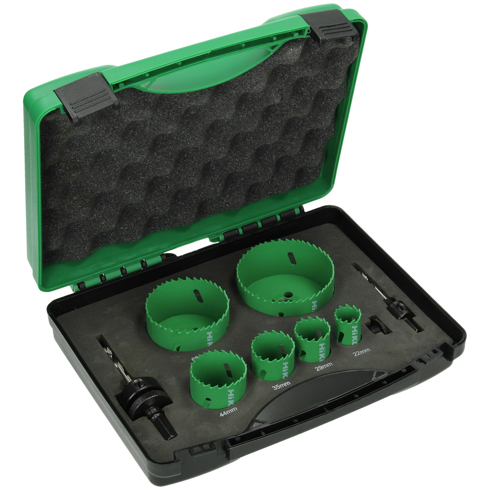 Cassete de scies trépans bimétal électricien - Lot de 9 - N° 2 - HIKOKI - 752175