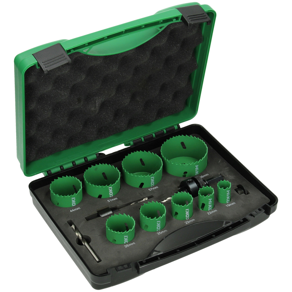 Cassete de scies trépans bimétal mécanicien - Lot de 13 - N° 2 - HIKOKI - 752176