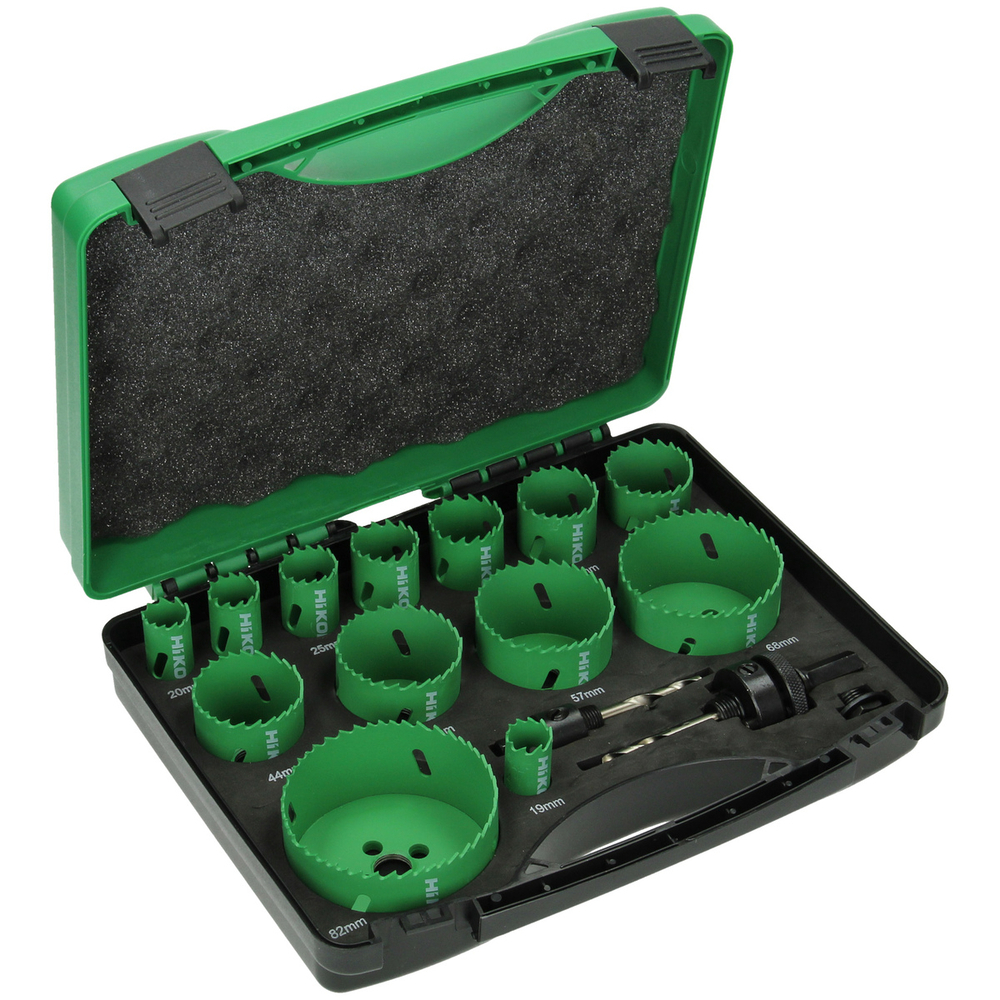 Cassete de scies trépans bimétal combiné - Lot de 16 - N° 2 - HIKOKI - 752177