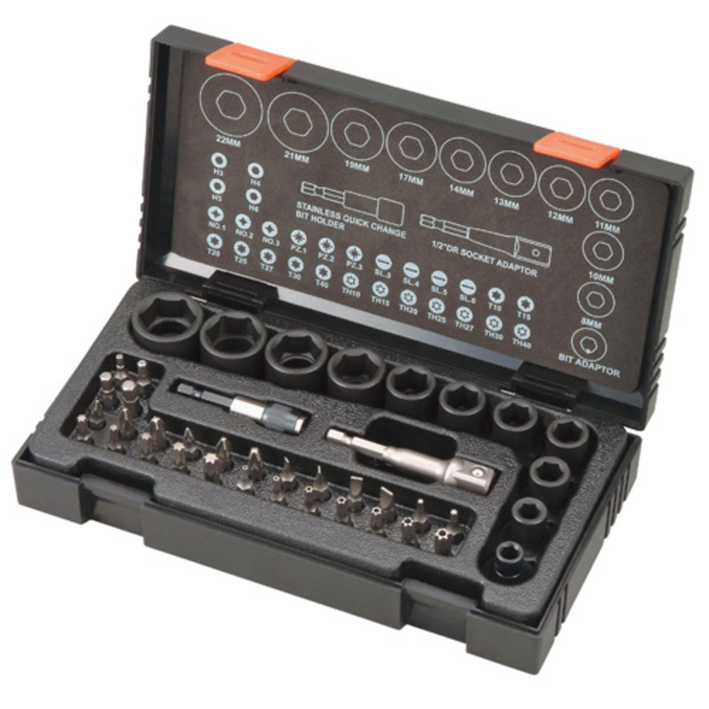 Set d'embouts et douilles - Lot de 41 - HIKOKI - 752500