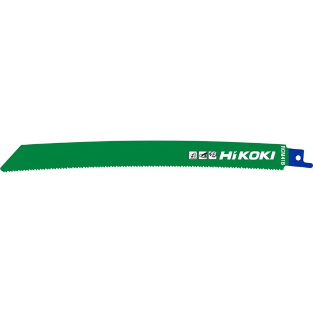 Lames de scie sabre RCM41B courbé 225mm 14TPI - Lot de 5 - Métal - HIKOKI - 752677