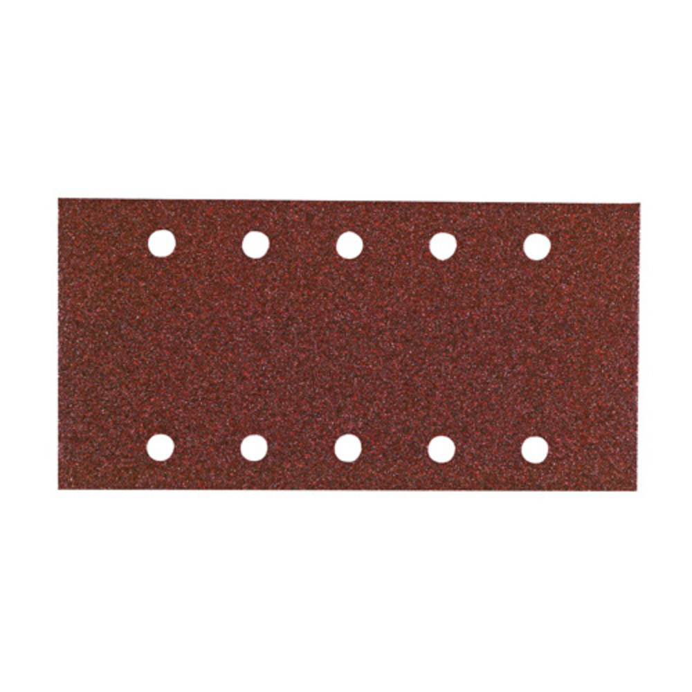 Papier abrasif 115 x 230 mm grain 80 - Lot de 10 - HIKOKI - 753063
