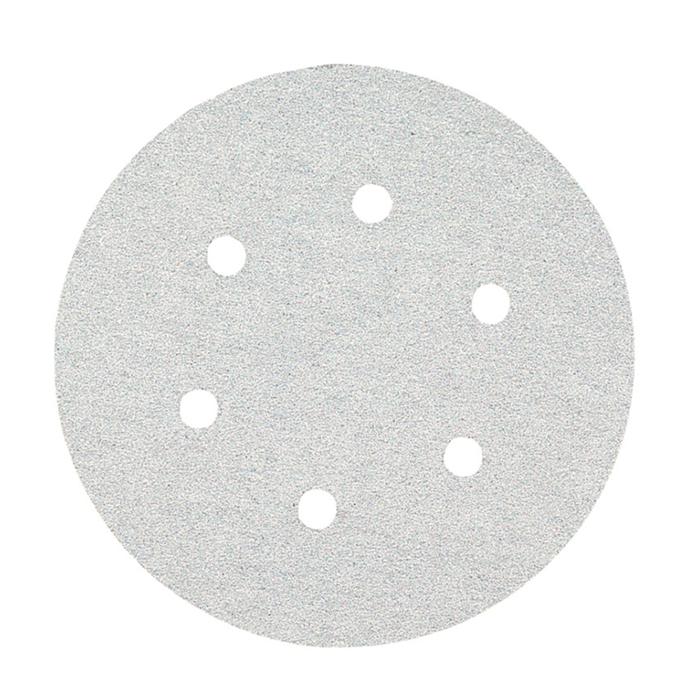 Disque abrasif Ø150 G240 blanc velcro - Lot de 10 - HIKOKI - 753148