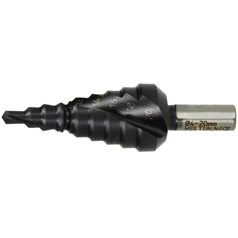 Foret multi-étage HSS TiAlN Ø 4 - 20 MM - HIKOKI - 780102