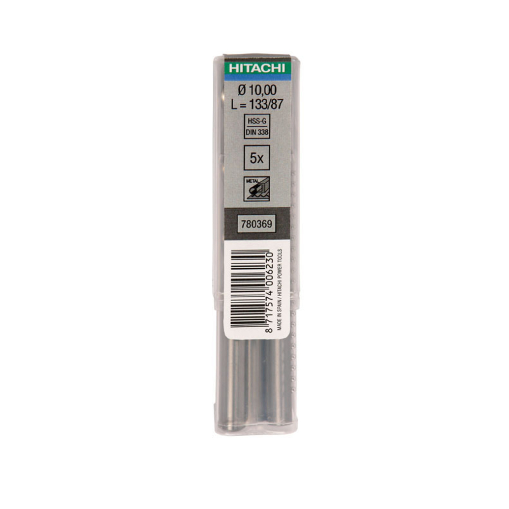 Foret à métaux HSS-G DIN 338 Ø 10 mm - HIKOKI - 780369
