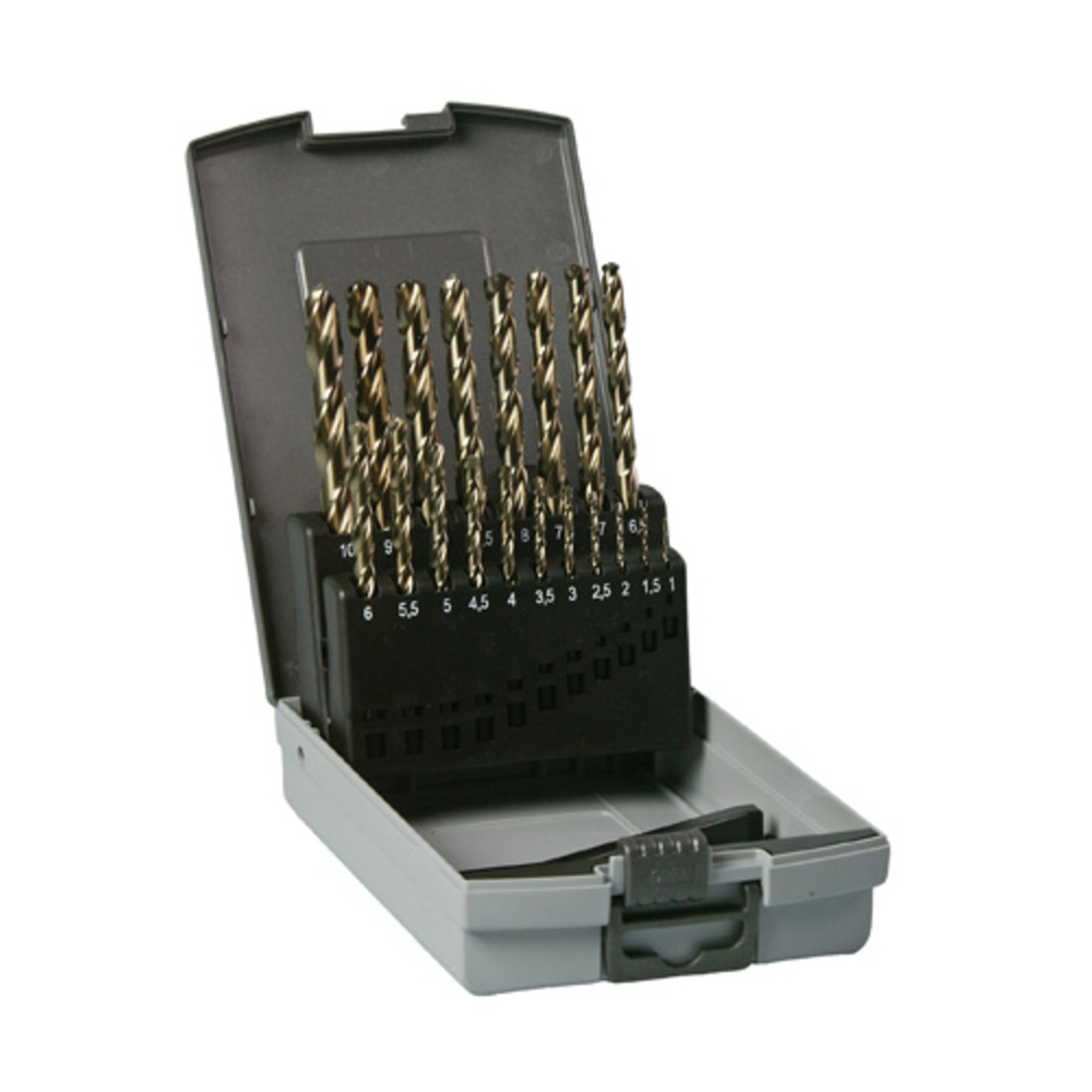 Set de forets à métaux HSS-CO DIN 338 - Lot de 19 - HIKOKI - 780698