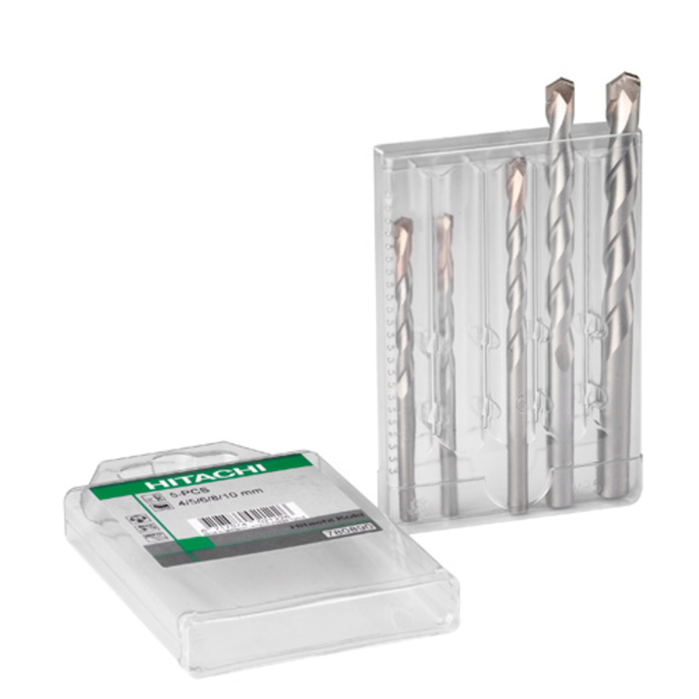 Set de forets universels 3/4/5/6/8 mm - HIKOKI - 780818