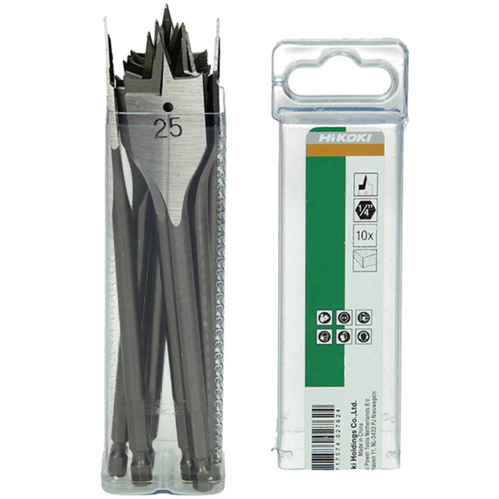 Foret à bois plats 28 x 150 mm avec queue hex. 1/4