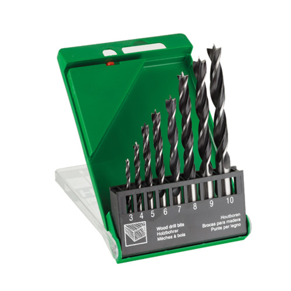 Jeu de foret CV à bois 3-10 mm - Lot de 8 - HIKOKI - 781982