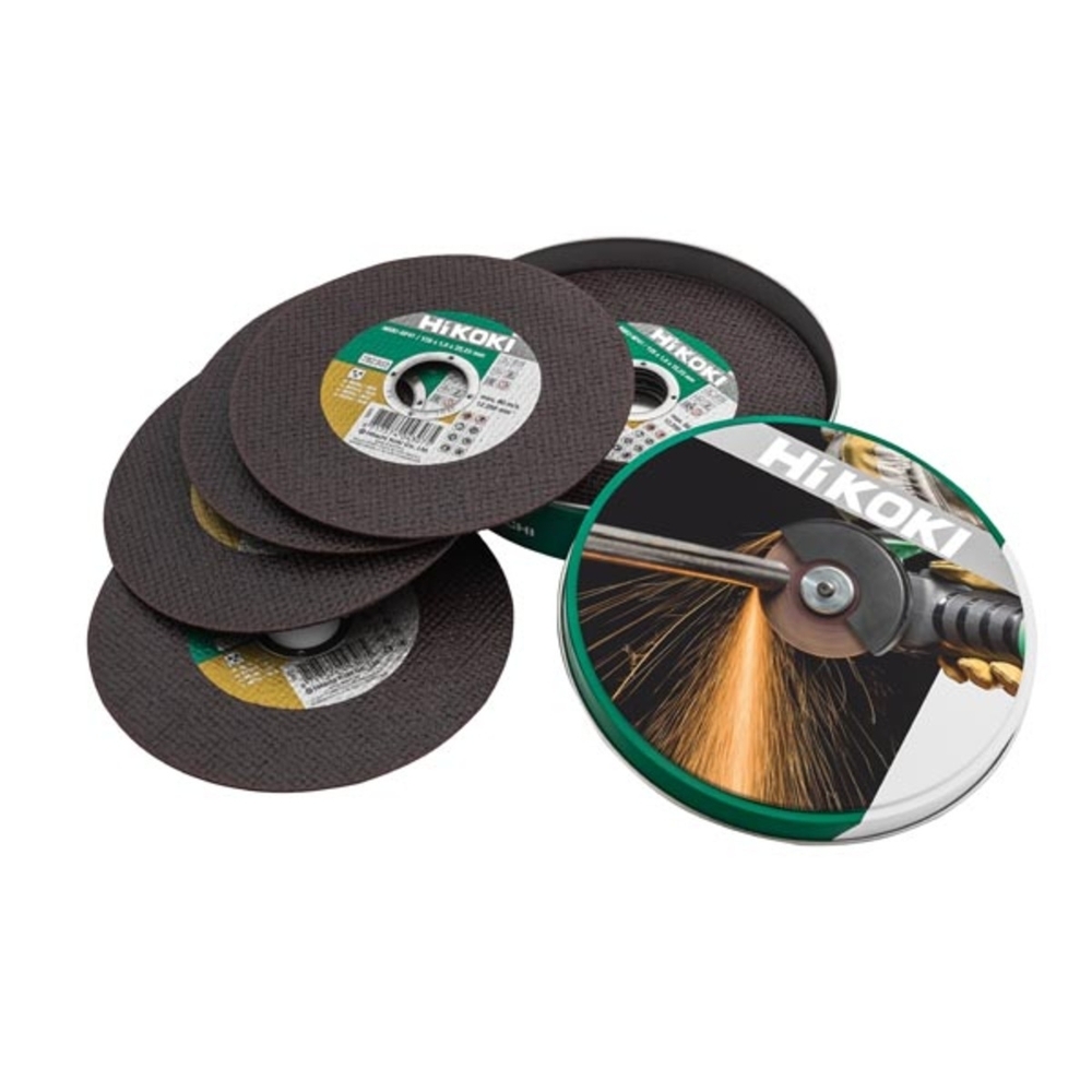 Disque de coupe pour inox/métal 125 x 1 mm - Lot de 10 - HIKOKI - 782304