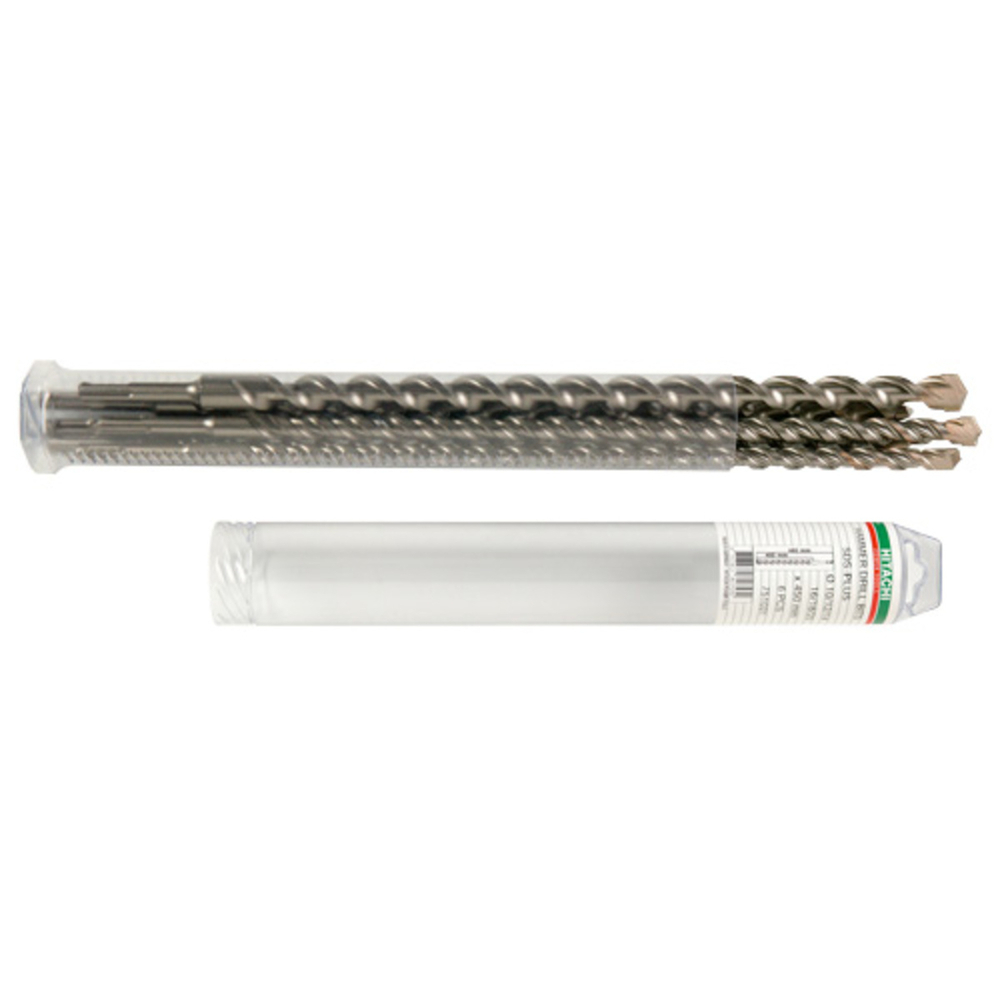 Set de forets SDS-plus 10/12/14/16/18/20x450 mm - Lot de 6 - HIKOKI - 782533