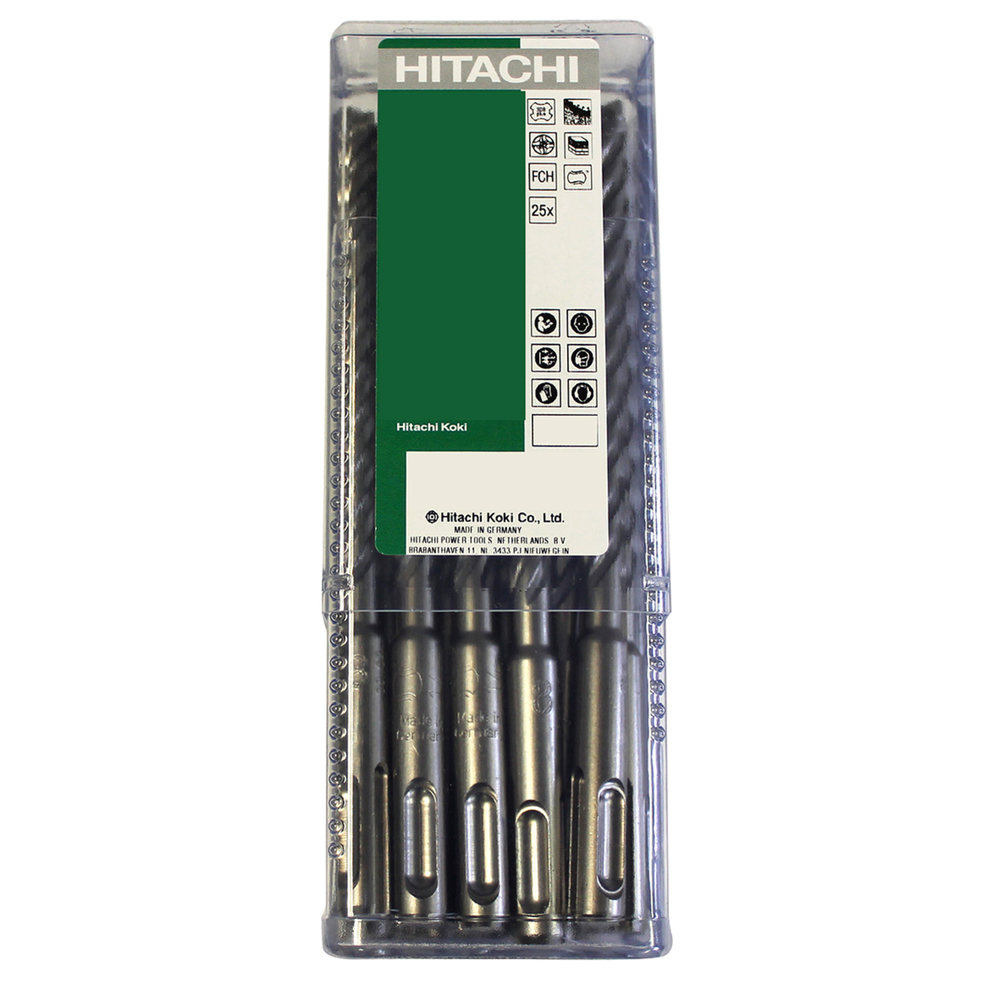 Foret SDS-Plus FCH 10x165 mm - Lot de 25 - HIKOKI - 783344