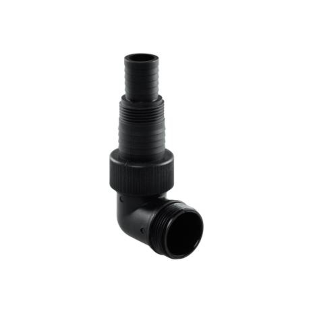 Raccord coudé avec adaptateur multiple 1 1/4