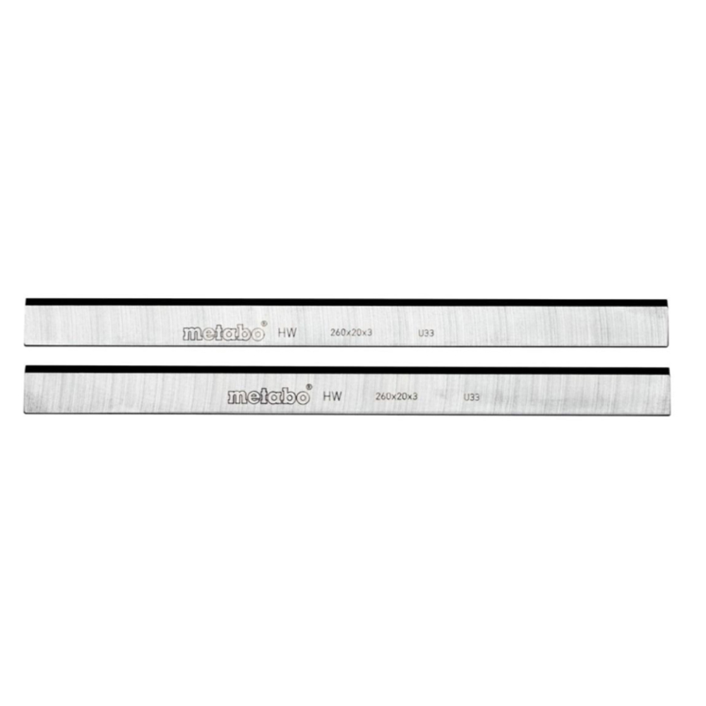 2 fers de rabot carbure, HC 260 C/M/K - METABO - 0911030730