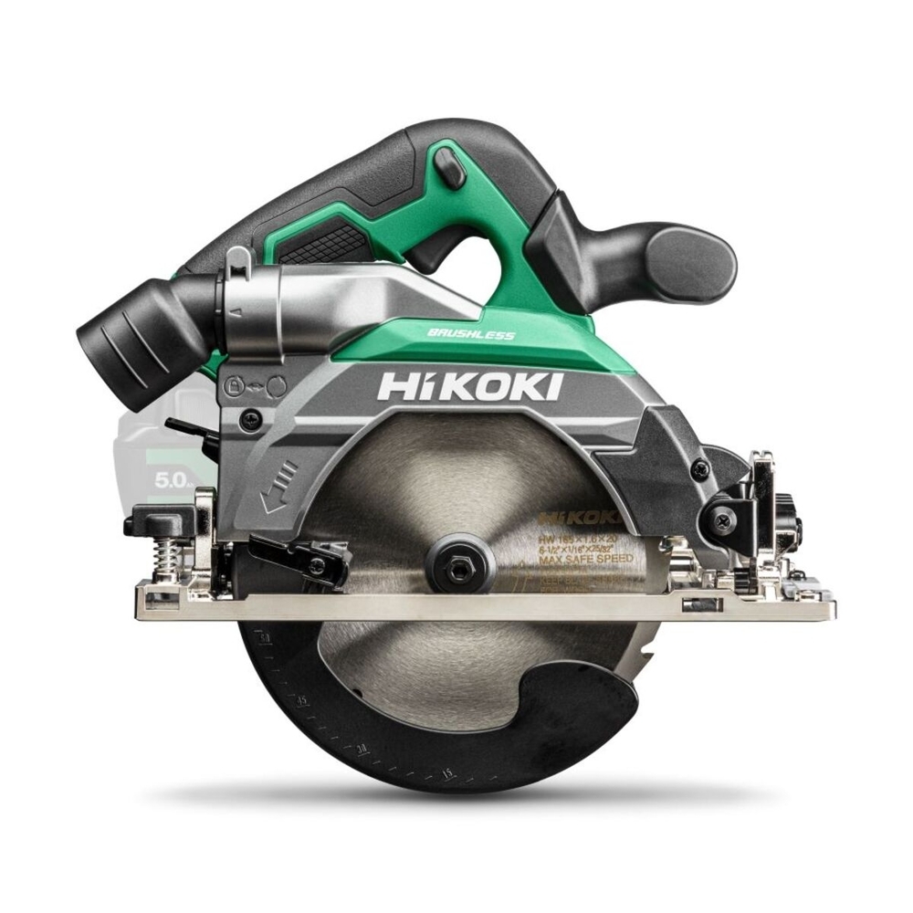 SCIE CIRCULAIRE sans fil 18V - BRUSHLESS - 165MM - PROFONDEUR DE COUPE 66MM - AXE 20MM - MV - EXCLUSIVE (sans chargeur ni batteries) en HSC IV - HIKOKI - C1806DBW2Z