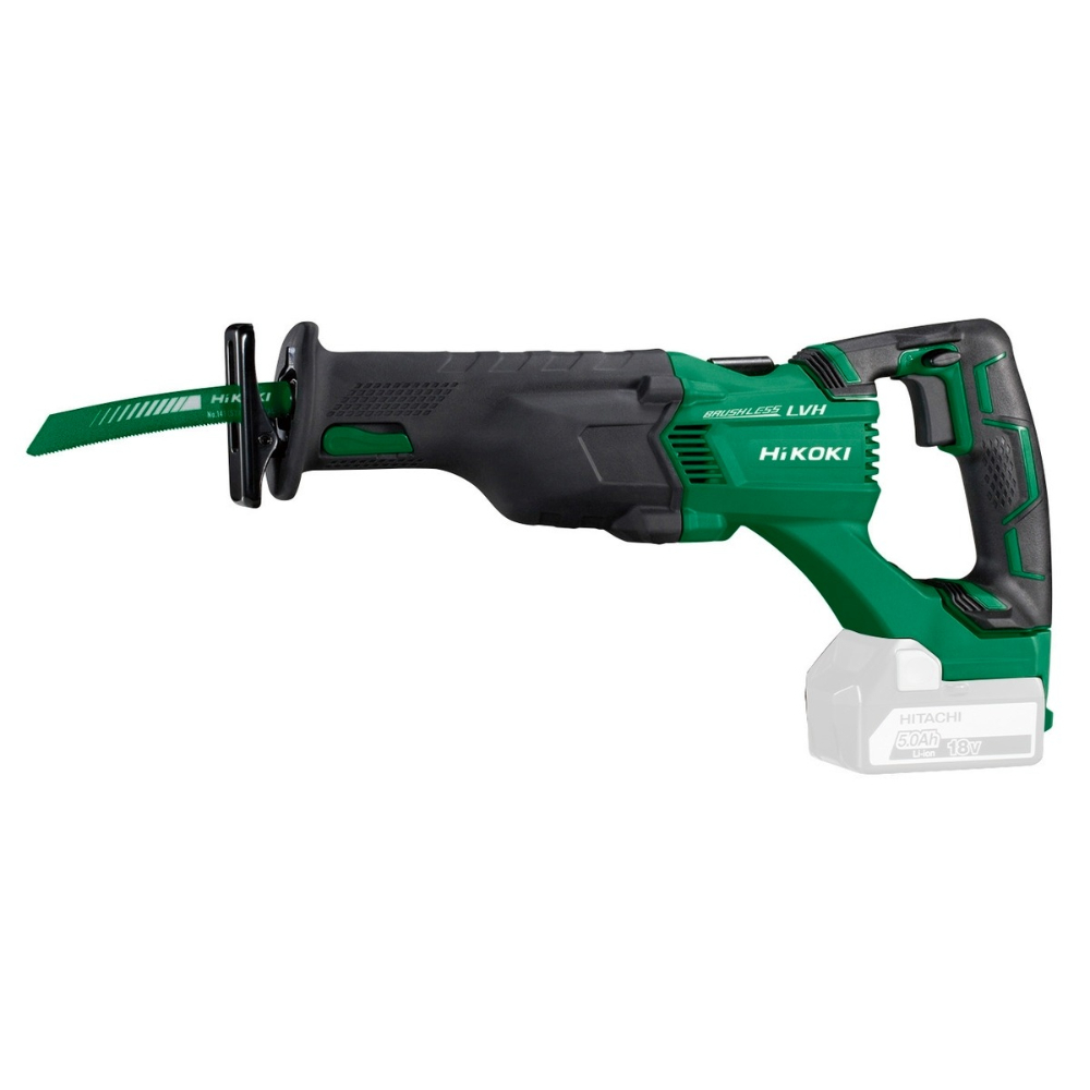 Scie sabre 120mm 18v Li-ion brushless sans batterie ni chargeur - HIKOKI - CR18DBLW4Z