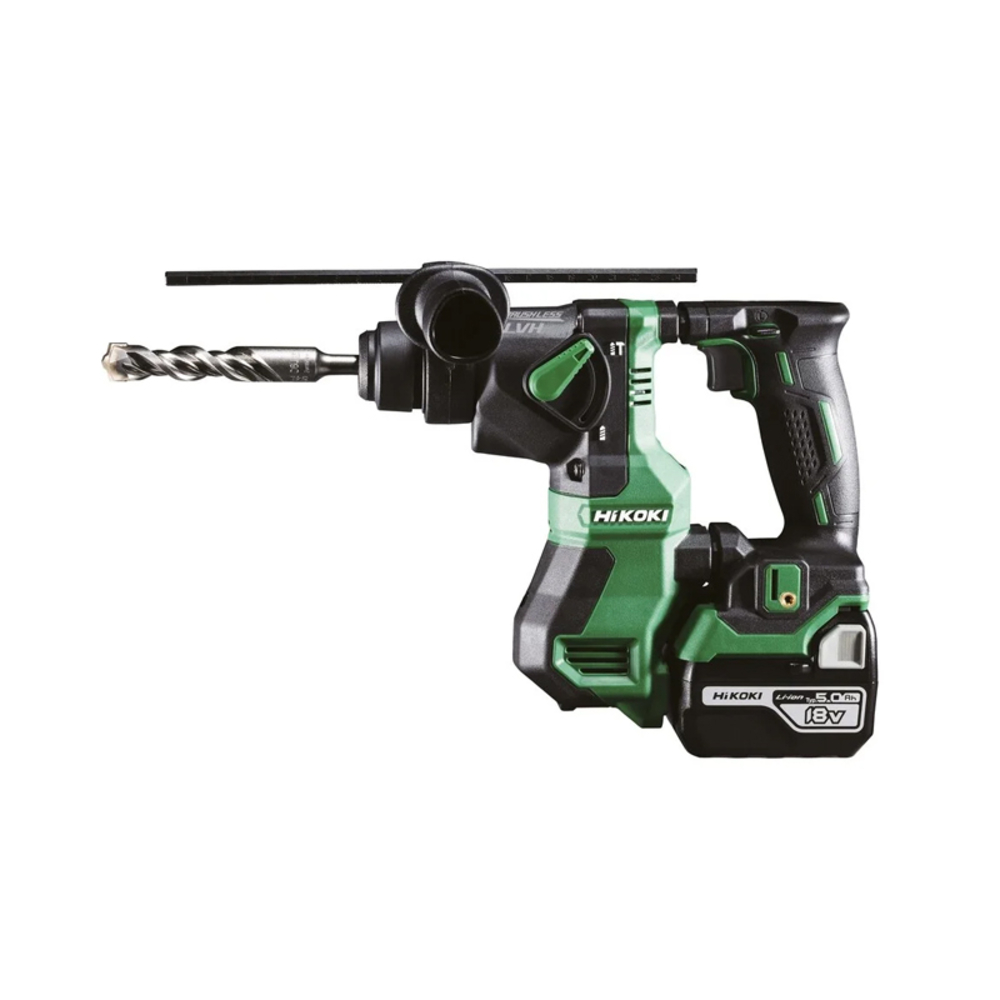 Perforateur SDS+ 18mm Brushless 18V 5Ah Compact Li-ion 1,3J 2 modes HitCase II - HIKOKI - DH18DPAWPZ