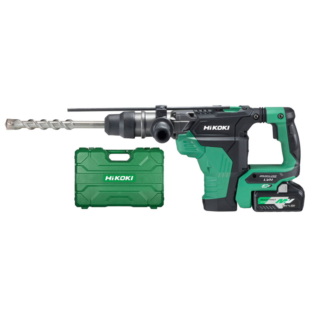 Perfo burineur SDSMax 40mm 36/18V 4Ah Brushless - HIKOKI - DH36DMAWAZ