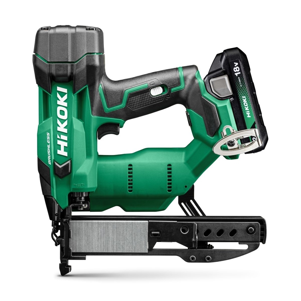 AGRAFEUSE sans fil 18V - BRUSHLESS - 18 GAUGE 5,7mm AGRAFES - 13-40MM - MV - 2x18V 2,0Ah in HSC III - HIKOKI - N1804DAWXZ