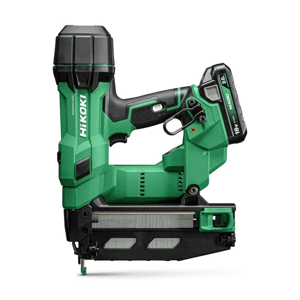 Cloueur finition 25-65mm - 18v 2,0ah (bsl1820m) li-ion brushless - brads-droits gauge 16 - HIKOKI - NT1865DSAWXZ