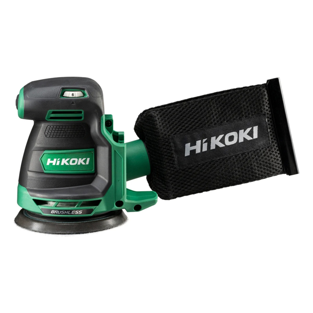 Ponceuse excentrique 18V Li-ion Brushless ø125mm - sans batterie ni chargeur - HIKOKI - SV1813DAW2Z