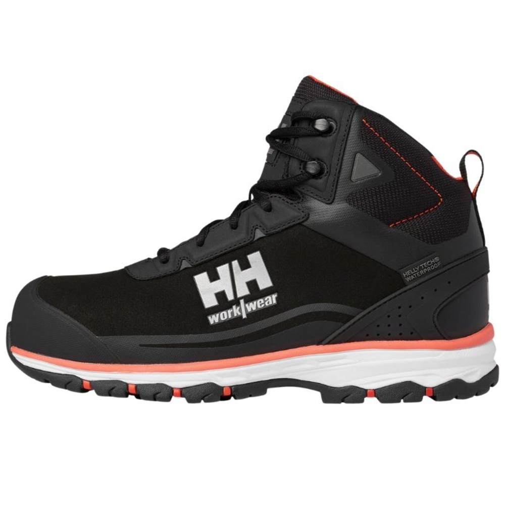 Chaussures mi-hautes de sécurité Chelsea Evo 2 S3 noir/orange - HELLY HANSEN - 78392_992