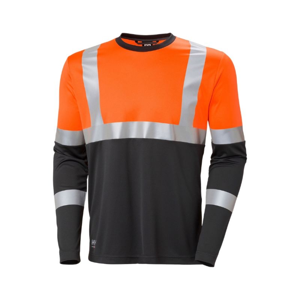 T-shirt manches longues ADDVIS CL1 orange/ébène - HELLY HANSEN - 79255_269