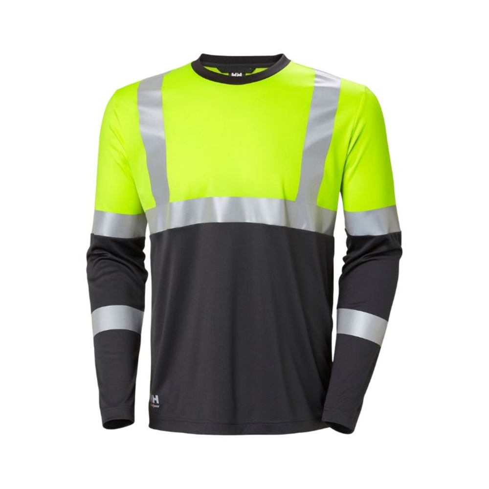 T-shirt manches longues ADDVIS CL1 jaune/ébène - HELLY HANSEN - 79255_369