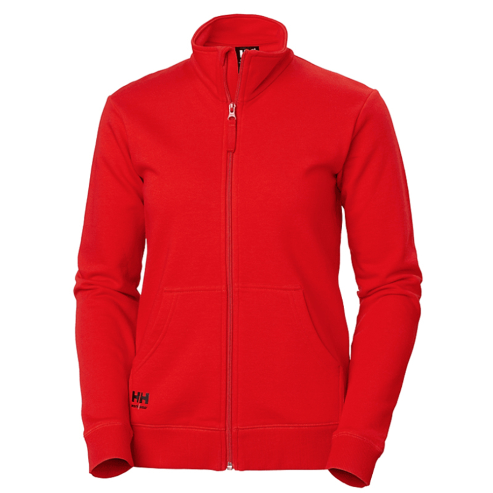 Sweatshirt femme zippé Classic rouge alert - HELLY HANSEN - 79321_220